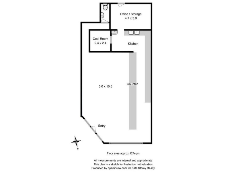 Shop 3, 58 Carlton Beach Road, Dodges Ferry TAS 7173 Floorplan