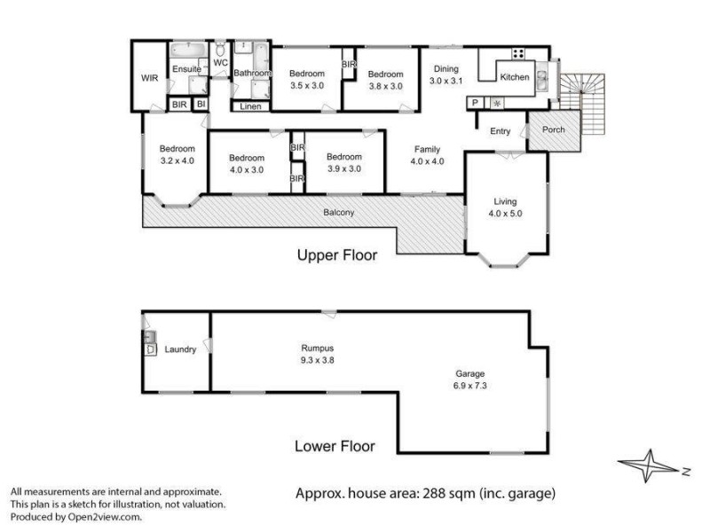 277A Nelson Road, Mount Nelson TAS 7007 Floorplan