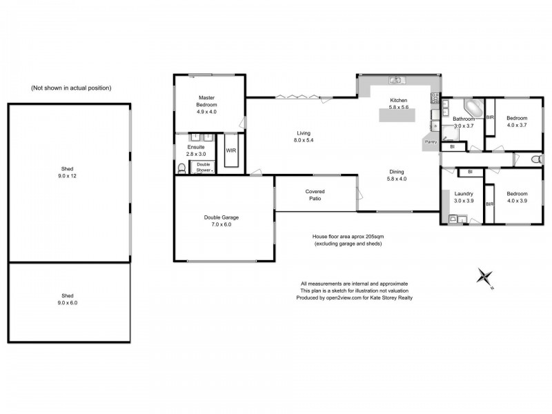 3 Annie Street, Dunalley TAS 7177 Floorplan