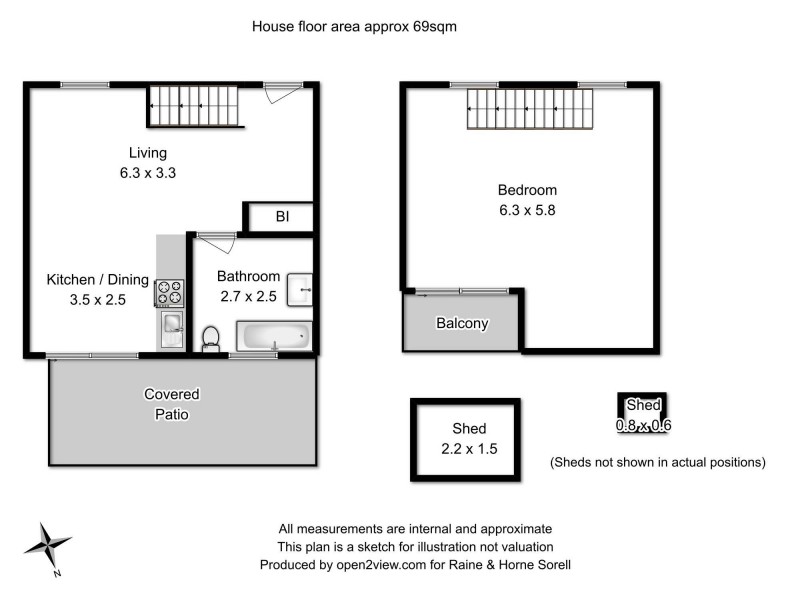 9 Havelock Road, Eaglehawk Neck TAS 7179 Floorplan