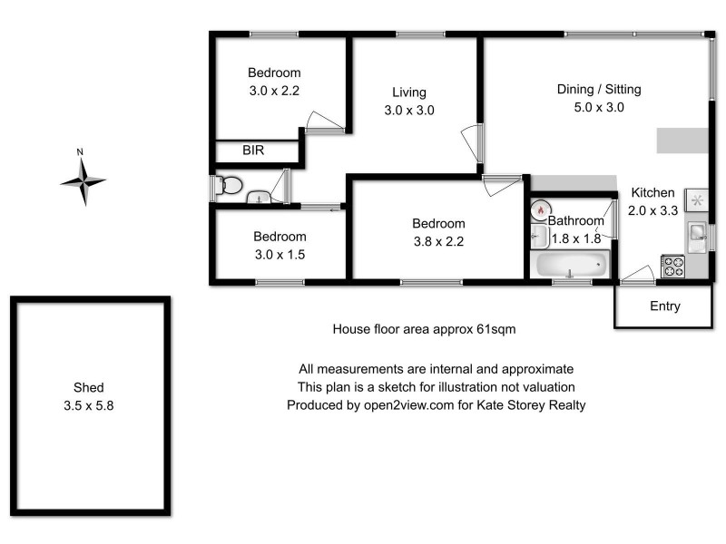 14 Black Jack Road, Sloping Main TAS 7186 Floorplan