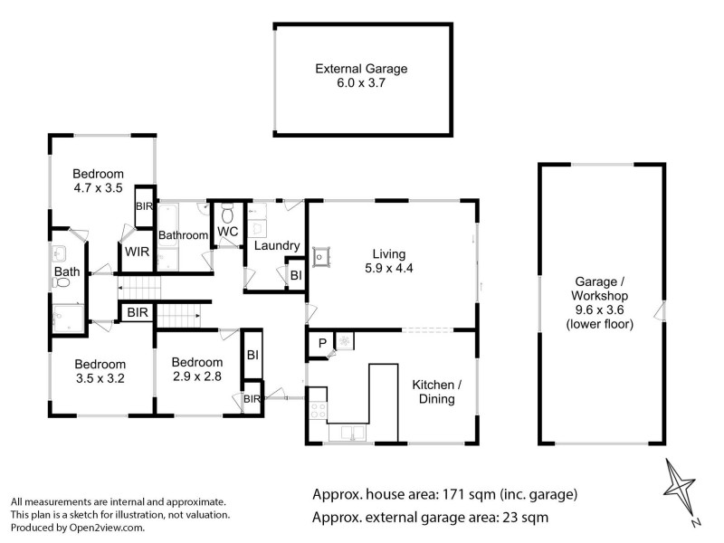 223 Carlton Beach Road, Carlton TAS 7173 Floorplan