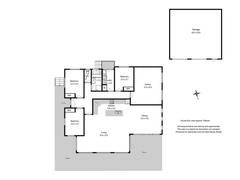 36 Black Jack Road, Sloping Main TAS 7186 Floorplan