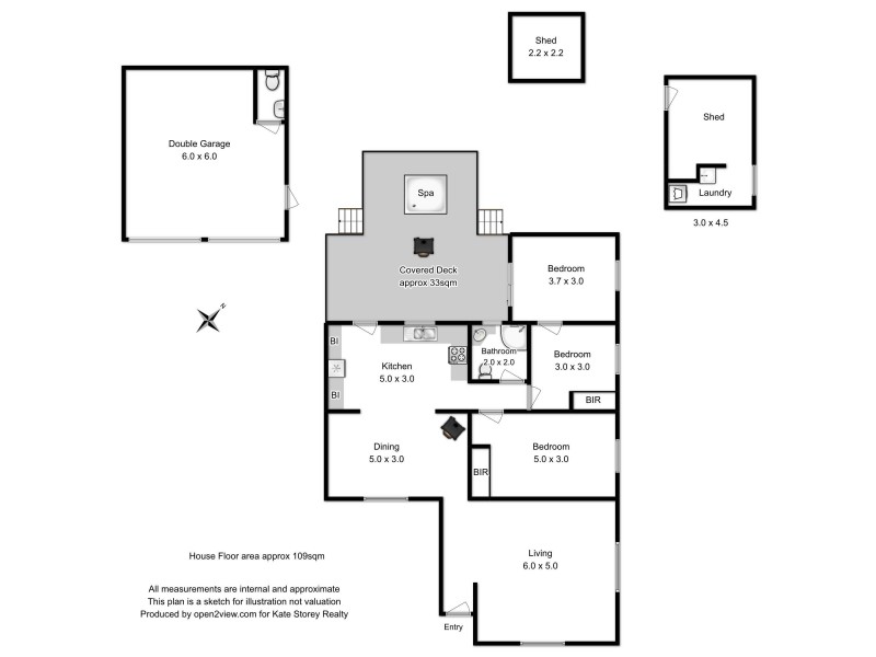 92 Carlton Bluff Road, Primrose Sands TAS 7173 Floorplan