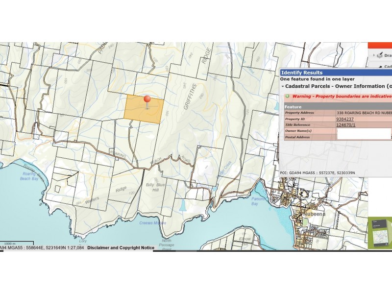 Lot 1 A Roaring Beach Road, Nubeena TAS 7184
