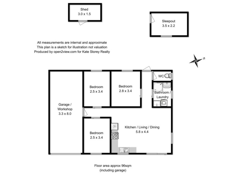 9 Sloping Main Drive, Sloping Main TAS 7186 Floorplan
