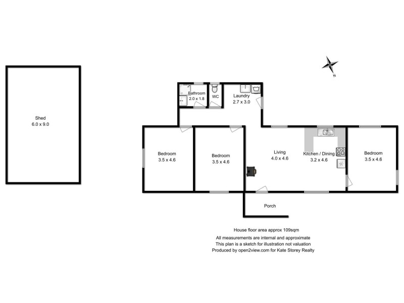 42 Wades Road, White Beach TAS 7184 Floorplan