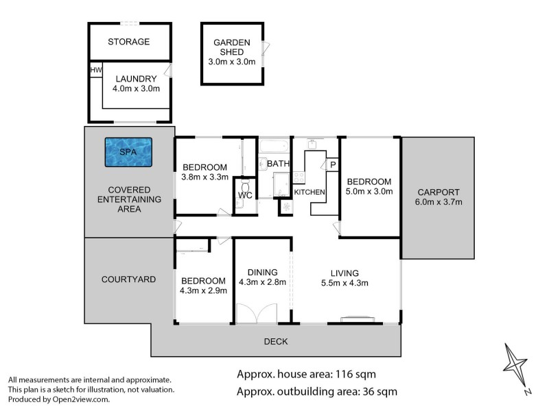 6 Webb Street, Dodges Ferry TAS 7173 Floorplan