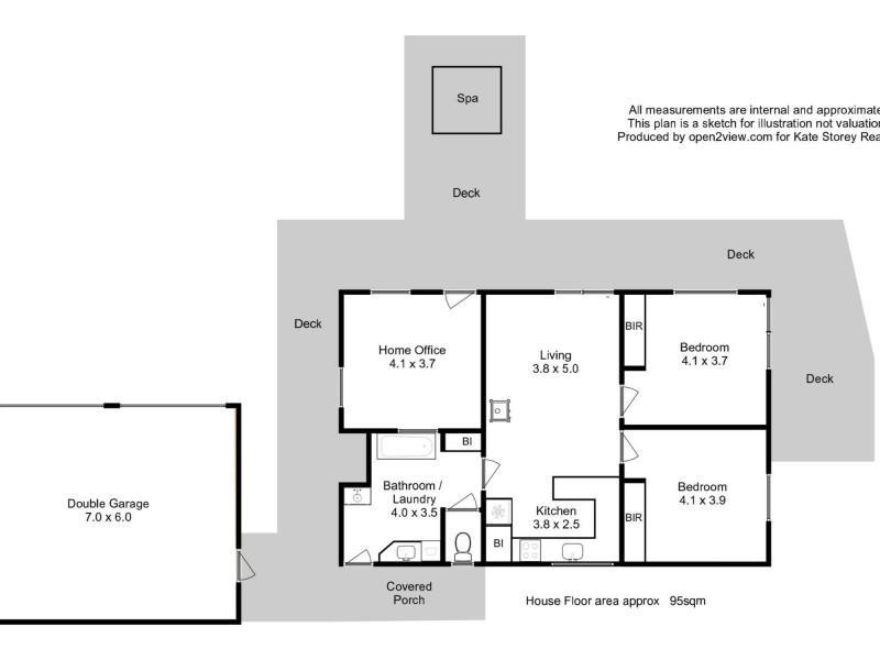 12 Gregory Street, Lewisham TAS 7173 Floorplan