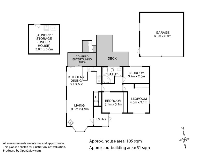 118 Berriedale Road, Berriedale TAS 7011 Floorplan