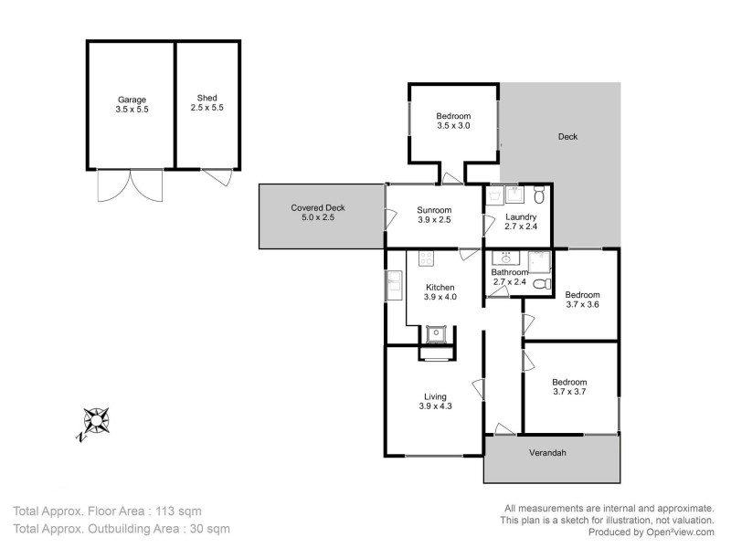 321 Stormlea Road, Highcroft TAS 7183 Floorplan