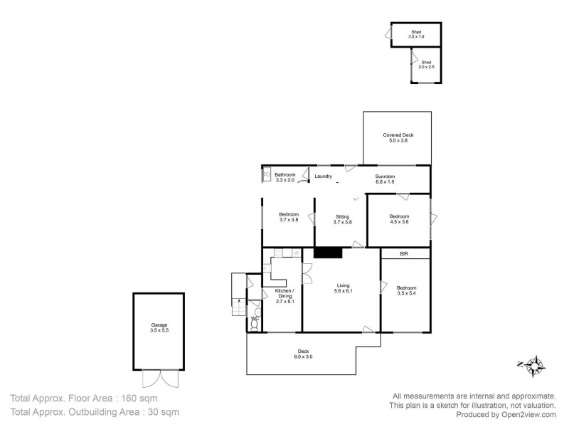 1661 Main Road, Nubeena TAS 7184 Floorplan