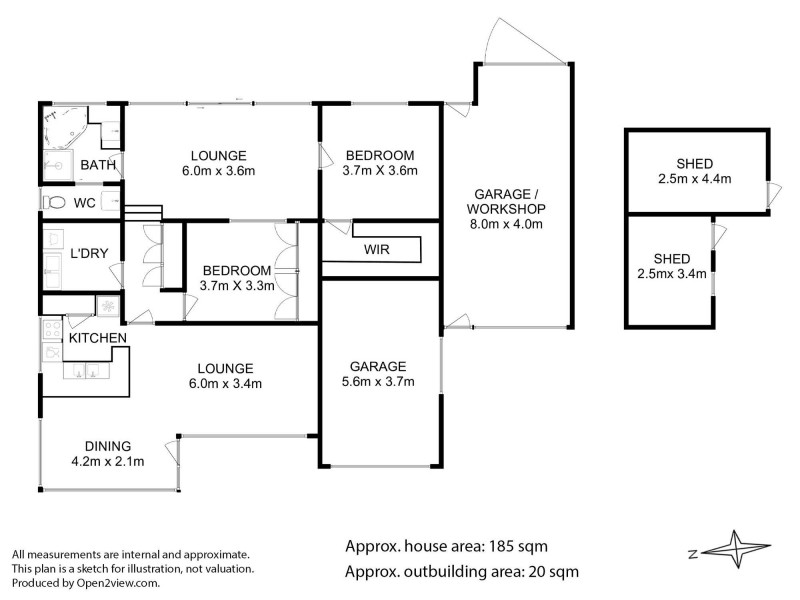 77 Rantons Road, Dodges Ferry TAS 7173 Floorplan