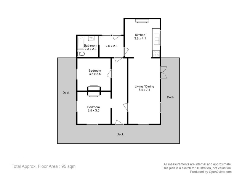 634 Nubeena Road, Koonya TAS 7187 Floorplan