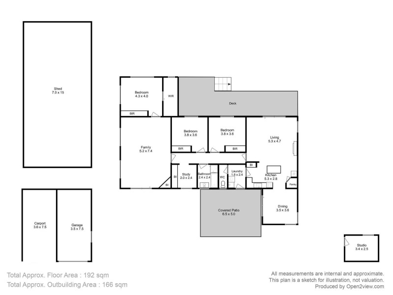 7 Roaring Beach Road, Nubeena TAS 7184 Floorplan