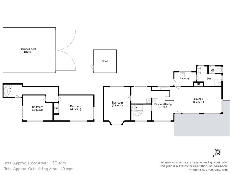 126 Blowhole Road, Eaglehawk Neck TAS 7179 Floorplan