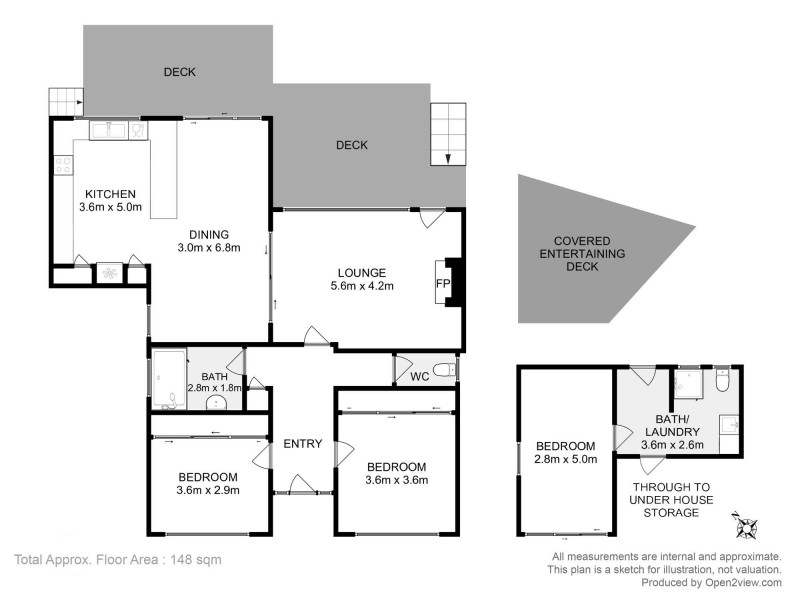 6 Mitchell Avenue, Rosetta TAS 7010 Floorplan
