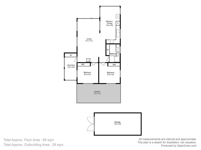 1 Gypsy Place, Primrose Sands TAS 7173 Floorplan
