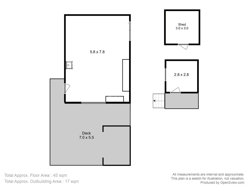 164 & 166 Old Jetty Road, Eaglehawk Neck TAS 7179 Floorplan