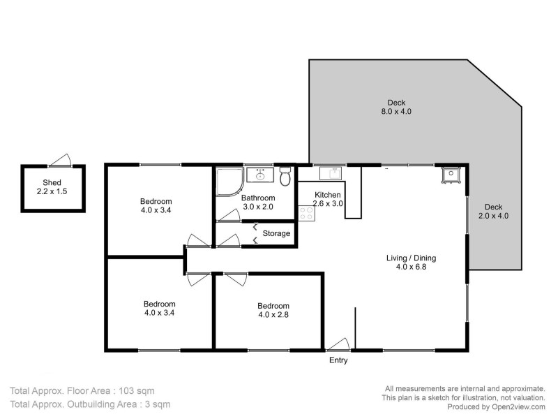 110 Carlton Bluff Road, Primrose Sands TAS 7173 Floorplan