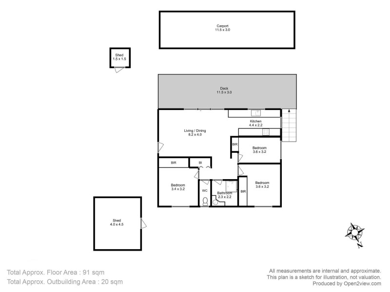 9 Ridge Road, Dodges Ferry TAS 7173 Floorplan