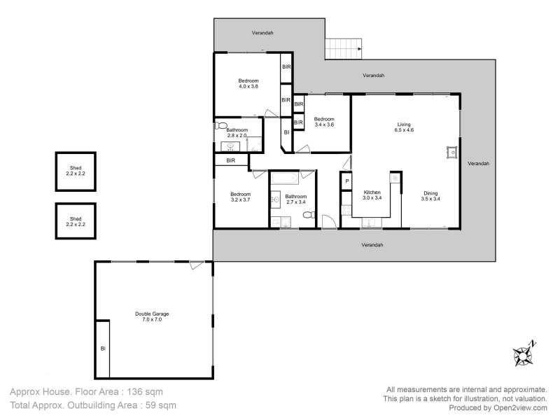 376 Sommers Bay Road, Murdunna TAS 7178 Floorplan