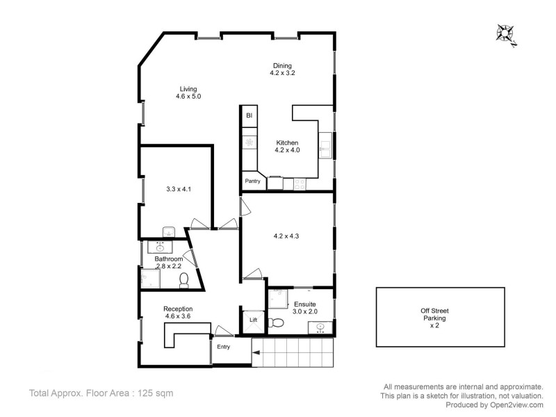 2/25a Bridge Street, Richmond TAS 7025 Floorplan