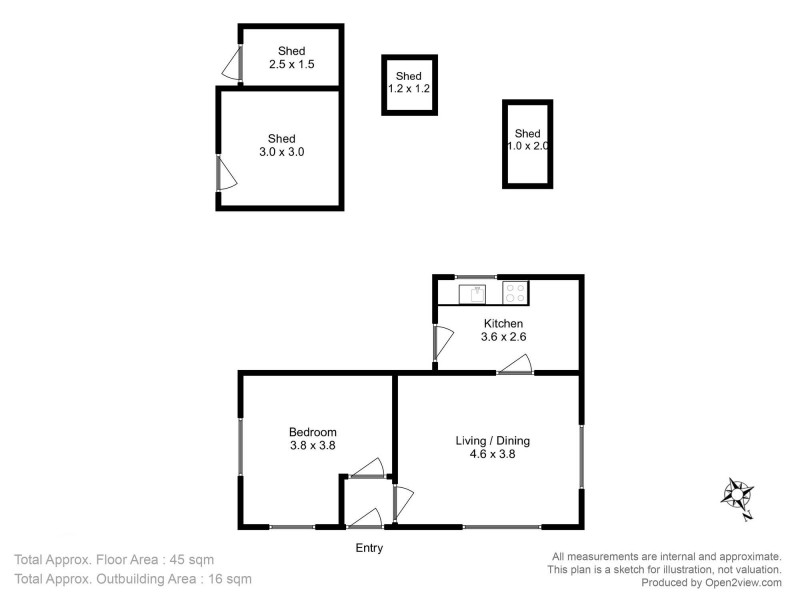 3 Three Street, Dodges Ferry TAS 7173 Floorplan