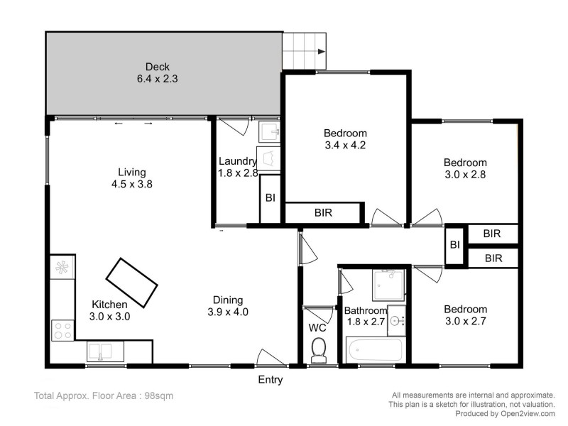 3 Timber Mill Court, Midway Point TAS 7171 Floorplan