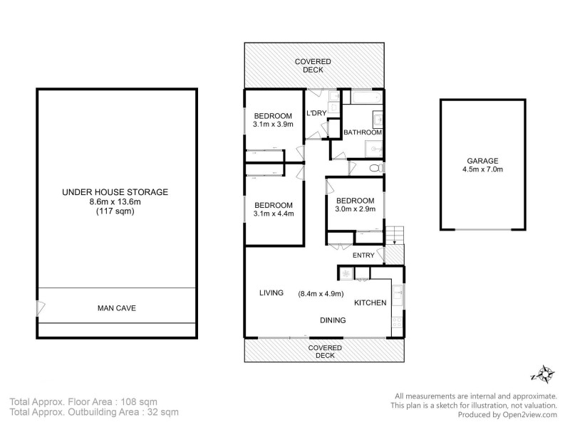 5811 Arthur Highway, Taranna TAS 7180 Floorplan