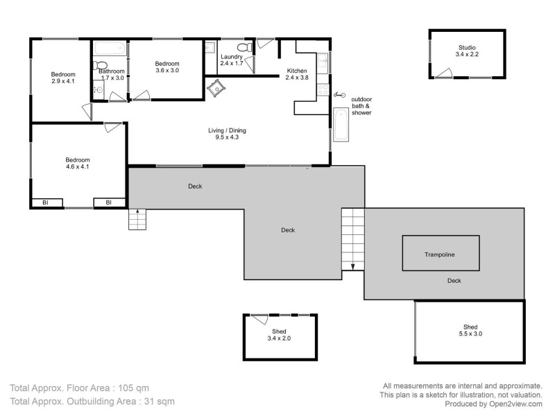 15 Raprinner Street, Carlton TAS 7173 Floorplan