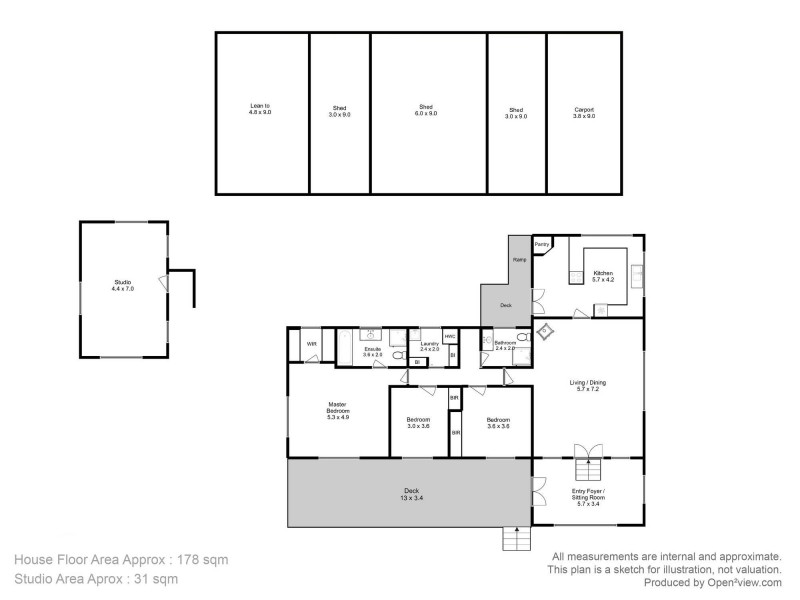 293 Gwandalan Road, Sloping Main TAS 7186 Floorplan