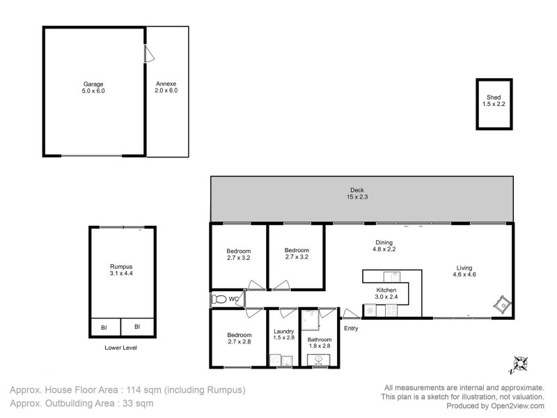 41 Carlton Bluff Road, Primrose Sands TAS 7173 Floorplan