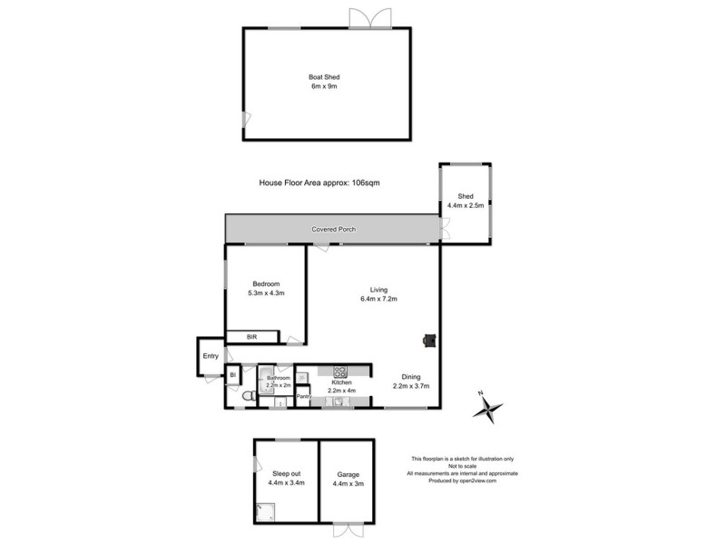 Sloping Main TAS 7186 Floorplan