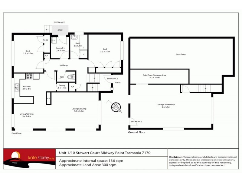 1/10 Stewart Court, Midway Point TAS 7171 Floorplan