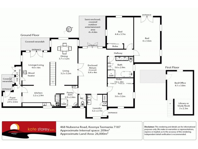 468 Nubeena Road, Koonya TAS 7187 Floorplan
