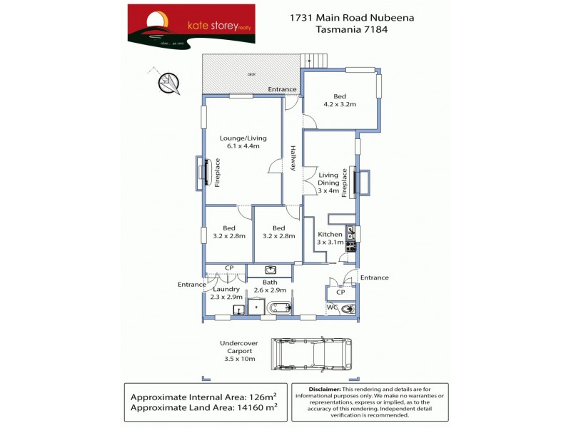 1731 Main Road, Nubeena TAS 7184 Floorplan