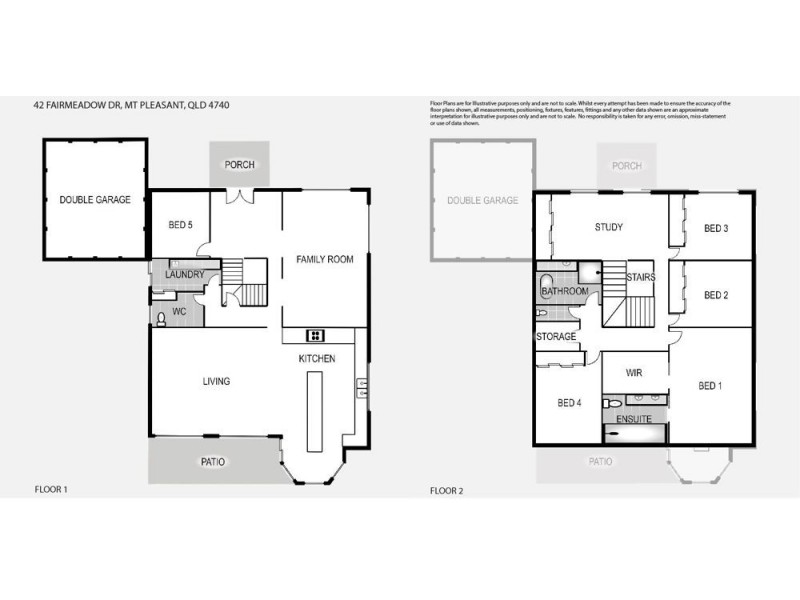 42 Fairmeadow Drive, Mount Pleasant QLD 4740 Floorplan