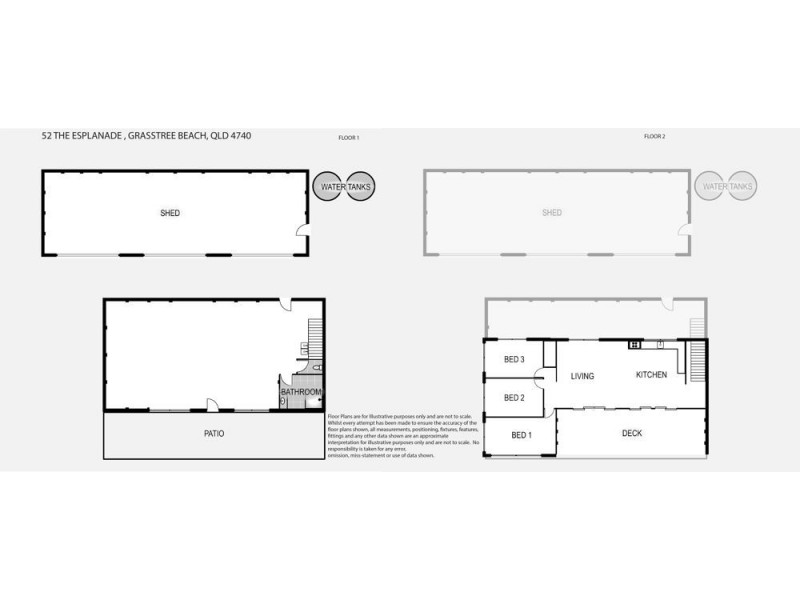 52 The Esplanade, Grasstree Beach QLD 4740 Floorplan