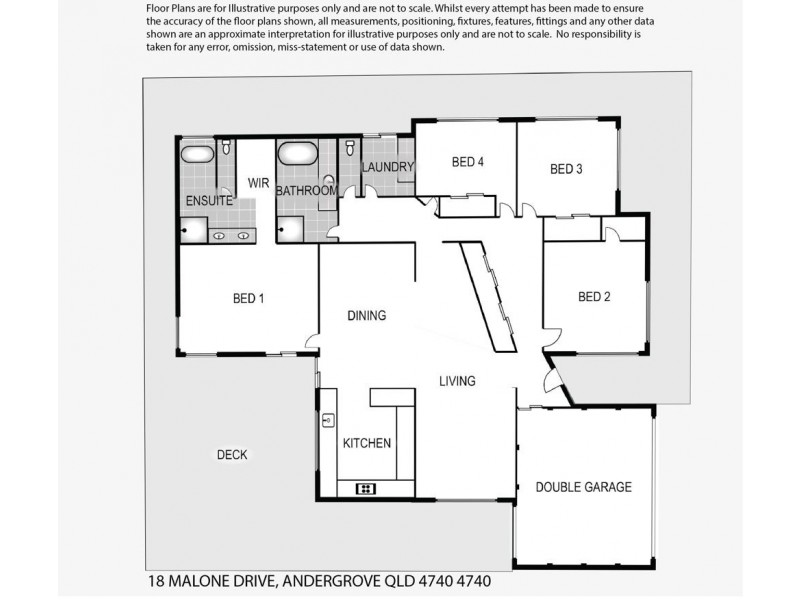 18 Malone Drive, Andergrove QLD 4740 Floorplan