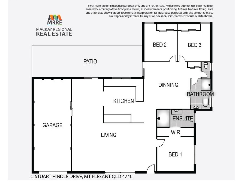2 Stuart Hindle Drive, Mount Pleasant QLD 4740 Floorplan