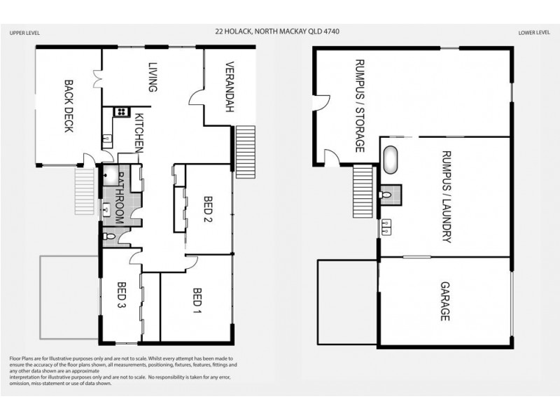 22 Holack Street, North Mackay QLD 4740 Floorplan