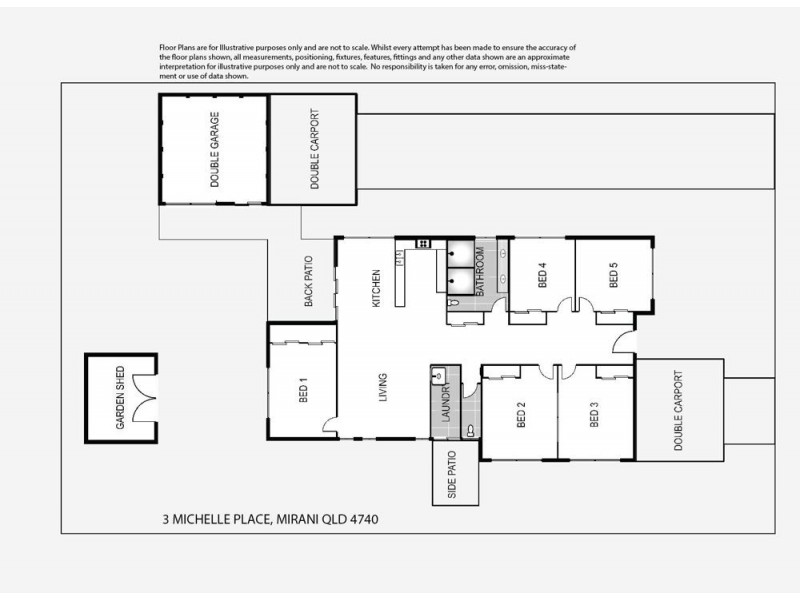 3 Michelle Place, Mirani QLD 4754 Floorplan