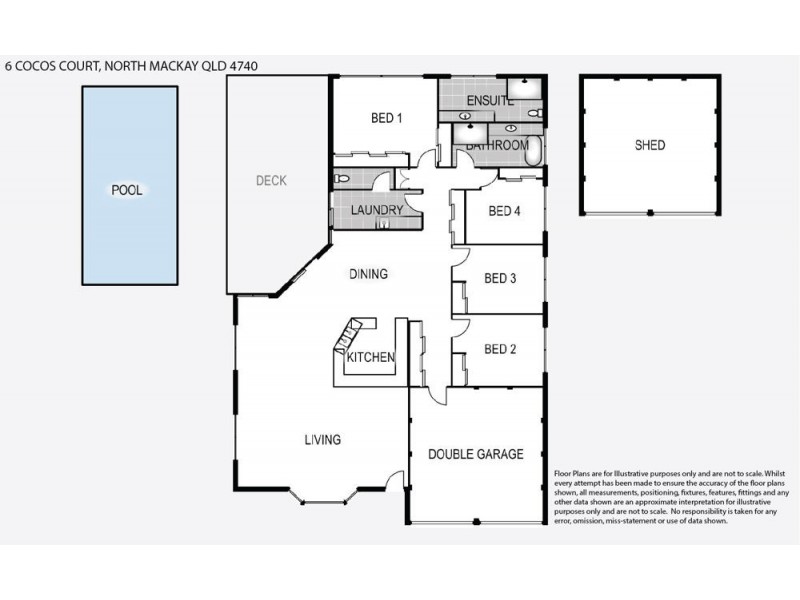 6 Cocos Court, North Mackay QLD 4740 Floorplan