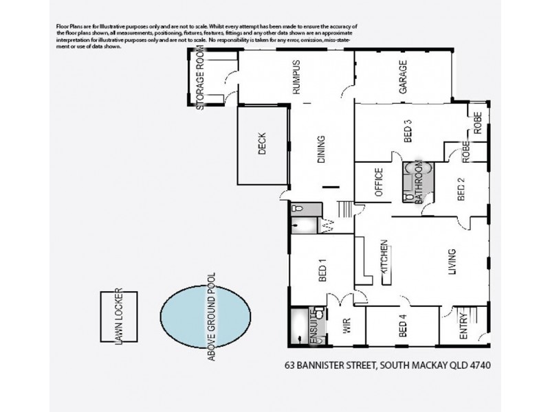 63 Bannister Street, South Mackay QLD 4740 Floorplan