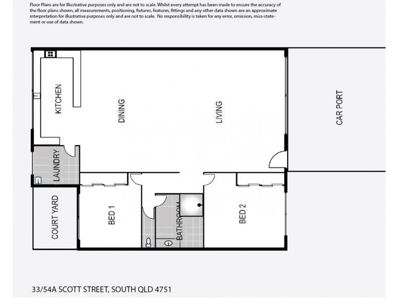 33/54A Scott Street, South Mackay QLD 4740 Floorplan
