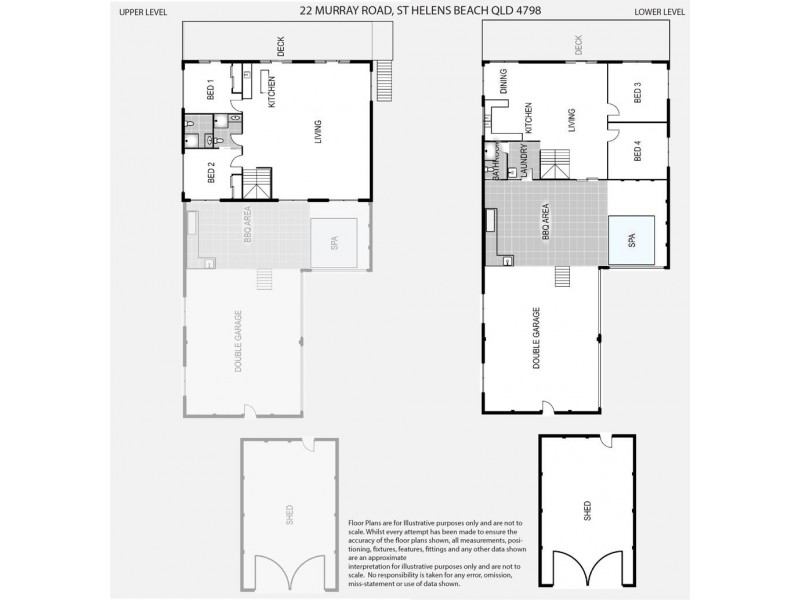22 Murray Road, St Helens Beach QLD 4798 Floorplan