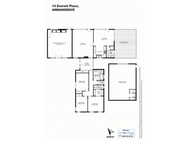14 Everett Place, Annangrove NSW 2156 Floorplan
