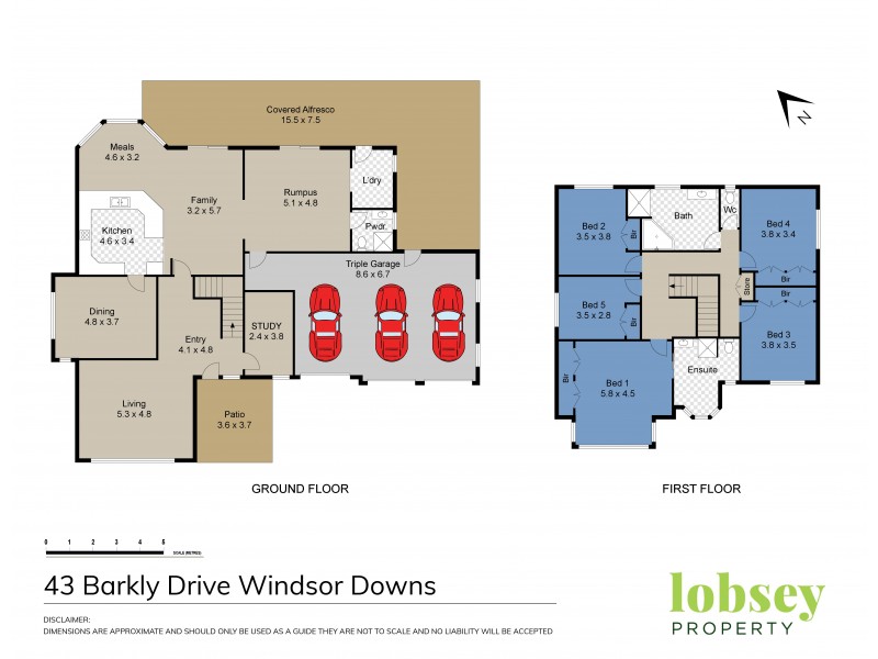 43 Barkly Drive, Windsor Downs NSW 2756 Floorplan