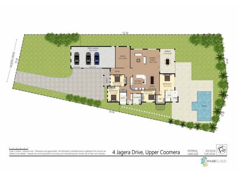 4 Jagera Drive, Upper Coomera QLD 4209 Floorplan